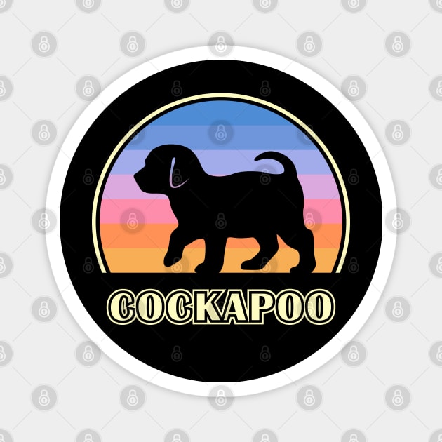 Cockapoo Vintage Sunset Dog Magnet by millersye